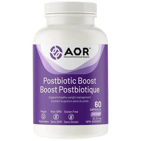 AOR Postbiotic Boost 60 capsules - YesWellness.com