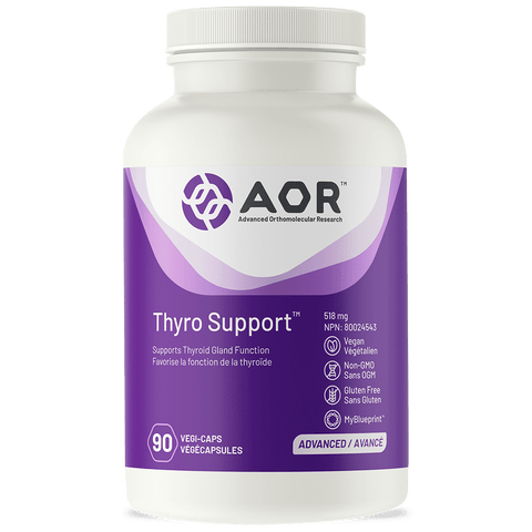 Expires April 2026 Clearance AOR Thyro Support 518mg 90 Vegi-Caps