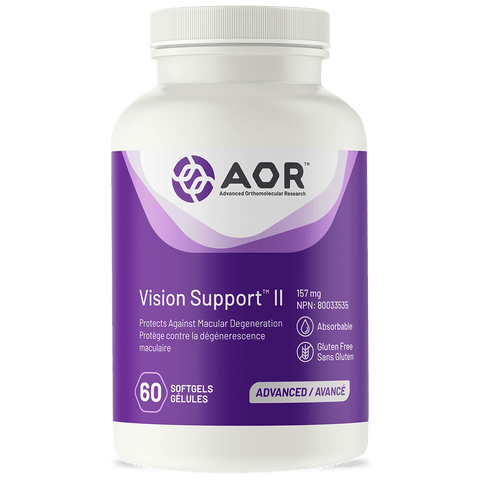 AOR Vision Support II 157mg 60 Softgels - YesWellness.com