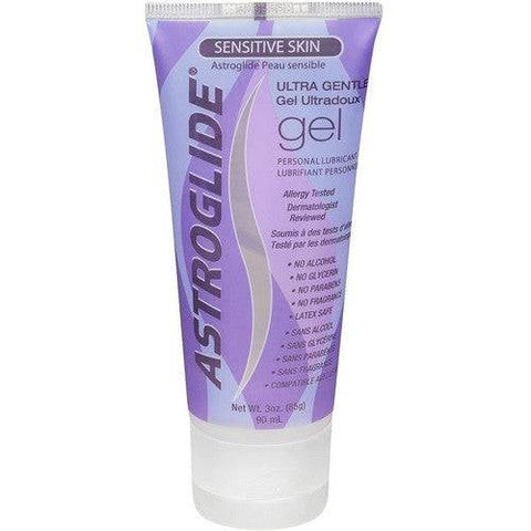 Astroglide Sensitive Skin Ultra Gentle Gel Personal Lubricant 90mL - YesWellness.com