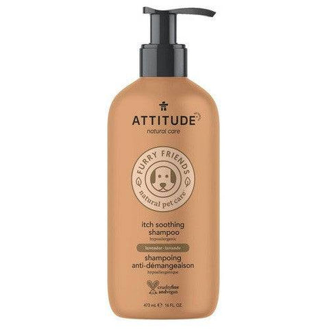ATTITUDE Furry Friends Natural Pet Care Itch Soothing Shampoo Lavender 473 ml - YesWellness.com