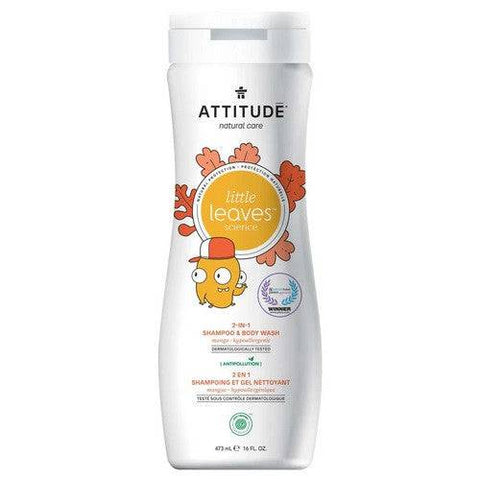 Attitude Little Leaves 2-in-1 Shampoo & Body Wash Mango 473 ml - YesWellness.com