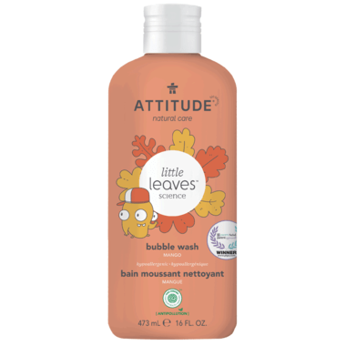 Attitude Little Leaves Bubble Wash Mango 473mL - YesWellness.com