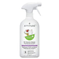 Attitude Nature+ All Purpose Cleaner Disinfectant 99.9% Spray Thyme & Lavender 800 ml - YesWellness.com