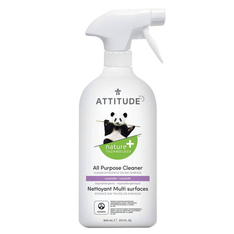 Attitude Nature + All Purpose Cleaner - Lavender 800 ml - YesWellness.com