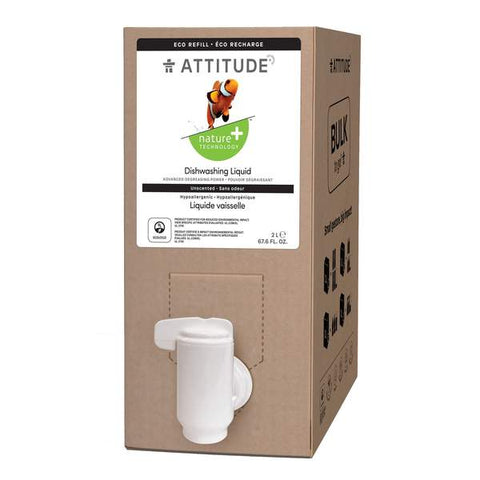 Attitude Nature + Dishwashing Liquid Unscented - YesWellness.com
