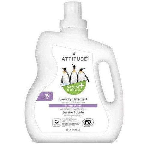 Attitude Nature+ Technology Laundry Detergent Lavender 40 Loads 2 L - YesWellness.com
