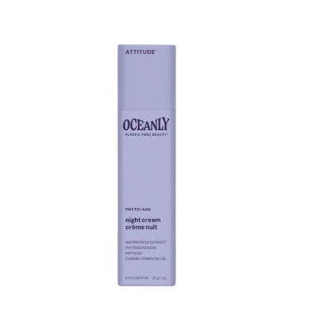 Attitude Oceanly Phyto-Age Night Cream Stick 30g - YesWellness.com