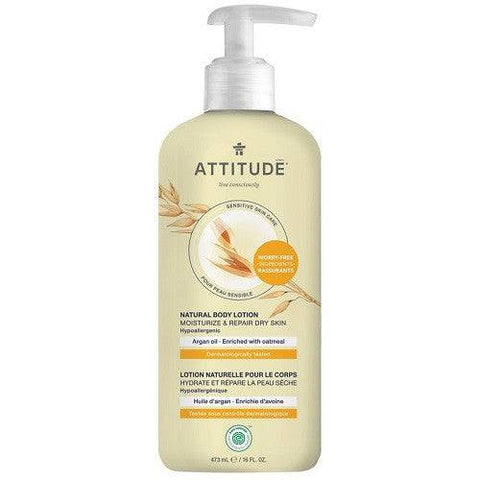 Attitude Sensitive Skin Body Lotion - Argan 473 ml - YesWellness.com