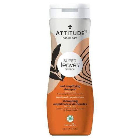 Attitude Super Leaves Curl Amplifying Shampoo Coconut Oil 473mL - YesWellness.com