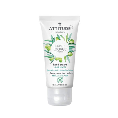 Attitude Super Leaves Hand Cream - Olive Leaves 75 ml - YesWellness.com