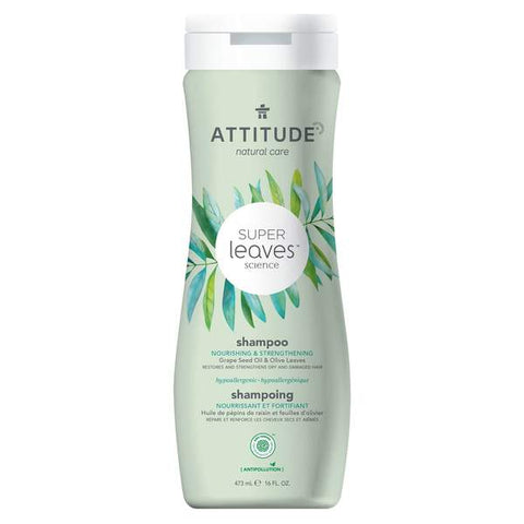 Attitude Super Leaves Natural Shampoo Nourishing & Strengthening - YesWellness.com