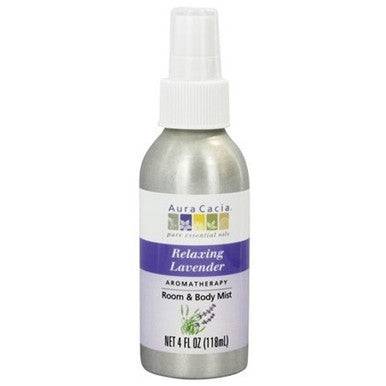 Aura Cacia Aromatherapy Mist Calming and Relaxing Lavender 118 ml - YesWellness.com