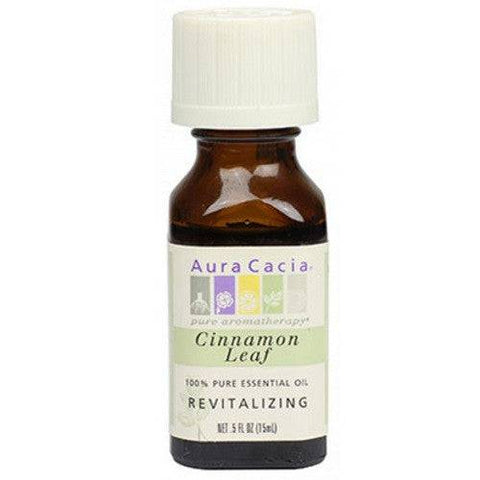 Aura Cacia Cinnamon Leaf Essential Oil 15 ml - YesWellness.com