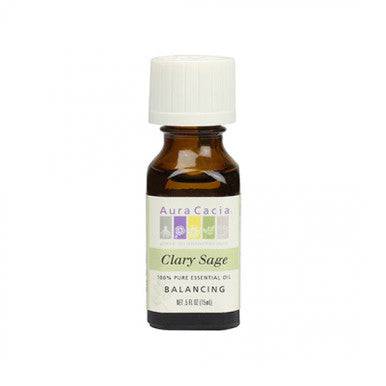 Aura Cacia Clary Sage Essential Oil 15 ml - YesWellness.com