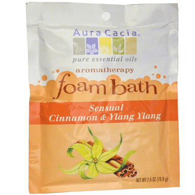 Aura Cacia Foam Bath Cinnamon & Ylang Ylang - YesWellness.com
