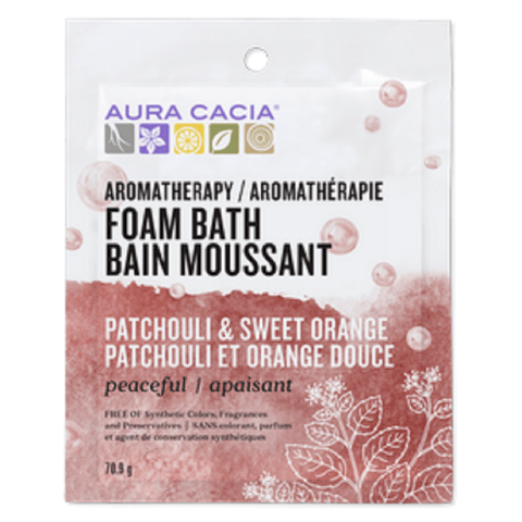 Aura Cacia Foam Bath Patchouli and Sweet Orange - YesWellness.com