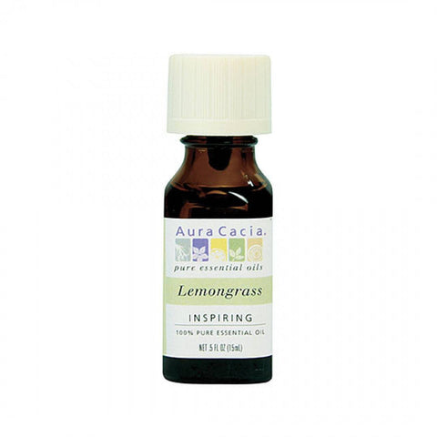 Aura Cacia Lemongrass Essential Oil 15 ml - YesWellness.com
