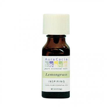 Aura Cacia Lemongrass Essential Oil 15 ml - YesWellness.com