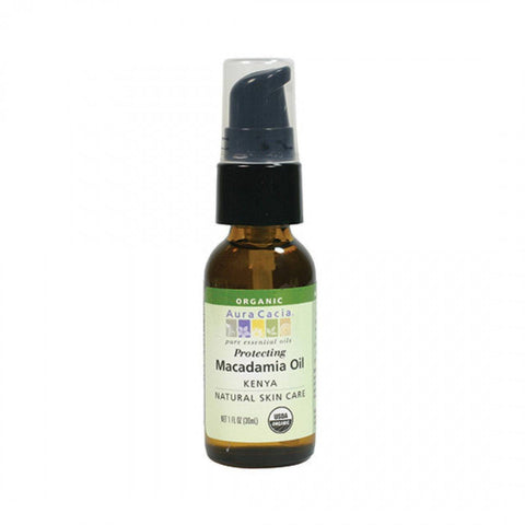 Aura Cacia Organic Macadamia Skin Care Oil 30 ml - YesWellness.com