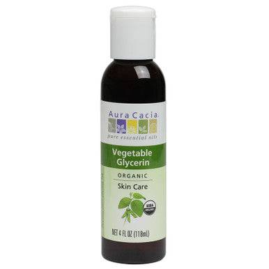 Aura Cacia Organic Skin Care Vegetable Glycerin 118 ml - YesWellness.com