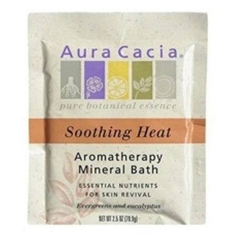 Aura Cacia Soothing Heat Mineral Bath 70.9g x 6 - YesWellness.com
