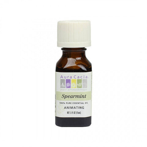 Aura Cacia Spearmint Essential Oil 15 ml - YesWellness.com