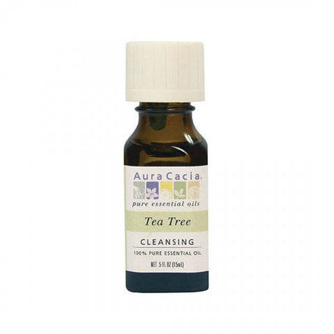 Aura Cacia Tea Tree Essential Oil 15 ml - YesWellness.com