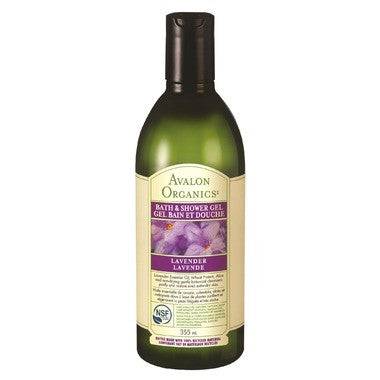 Avalon Organics Nourishing Lavender Bath & Shower Gel 355mL - YesWellness.com