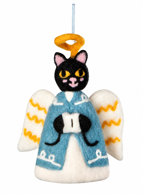 Danica Jubilee Bauble Cats Felt Christmas Tree Ornaments
