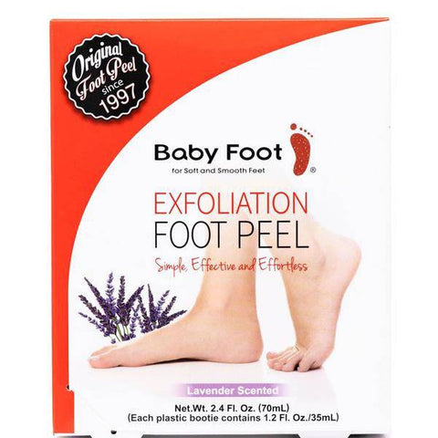 Baby Foot For Soft and Smooth Feet Exfoliation Foot Peel Simple, Effective and Effortless Lavender Scented 70 ml - YesWellness.com