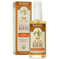 Badger Balm Argan with Jojoba & Baobab Botanical Hair Oil for Dry Damaged Hair - Daily Leave-In Conditioning 59.1mL - YesWellness.com