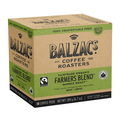 Balzac's Coffee Roasters Fairtrade Organic Farmers Blend Coffee Pods - Marble Roast Bright-Complex 18 Count - YesWellness.com