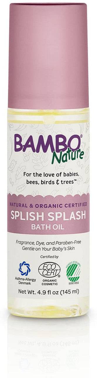 Bambo Nature Natural & Organic Certified Splish Splash Bath Oil 145mL - YesWellness.com