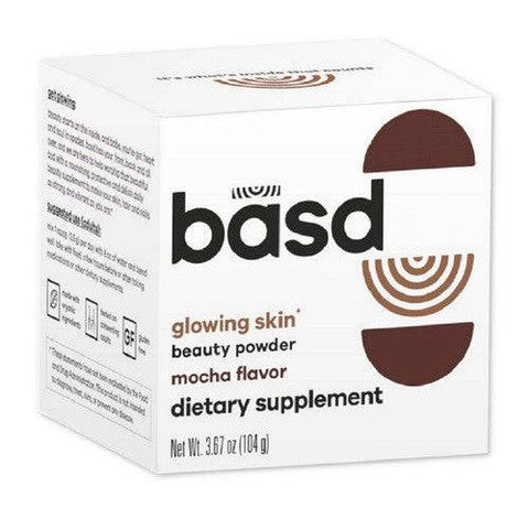 Basd Glowing Skin Beauty Powder Mocha Flavor Dietary Supplement 104 g - YesWellness.com