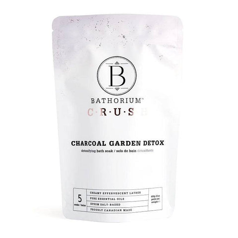 Bathorium CRUSH Charcoal Garden Detox Detoxifying Bath Soak - YesWellness.com
