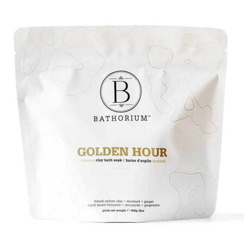 Bathorium Golden Hour Mineral Clay Bath Soak 900g - YesWellness.com