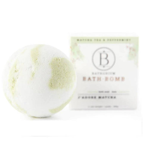 Bathorium J'adore Matcha Bath Bomb Matcha Tea & Peppermint - YesWellness.com