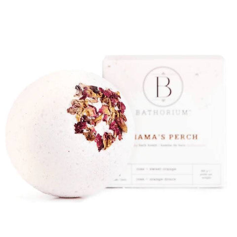 Bathorium Mama's Perch Bath Bomb Rose + Sweet Orange - YesWellness.com