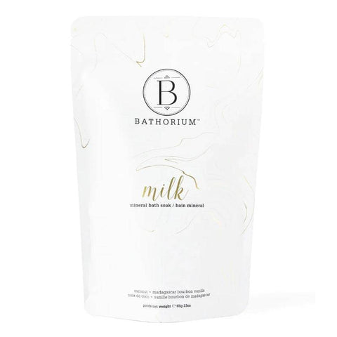 Bathorium Milk Mineral Bath Soak Coconut + Madagascar Bourbon Vanilla - YesWellness.com