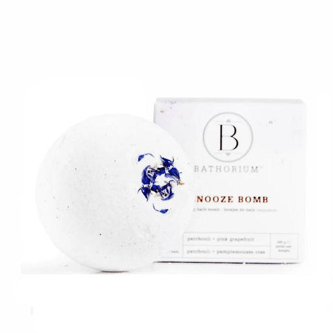 Bathorium Snooze Bath Bomb Patchouli + Pink Grapefruit - YesWellness.com
