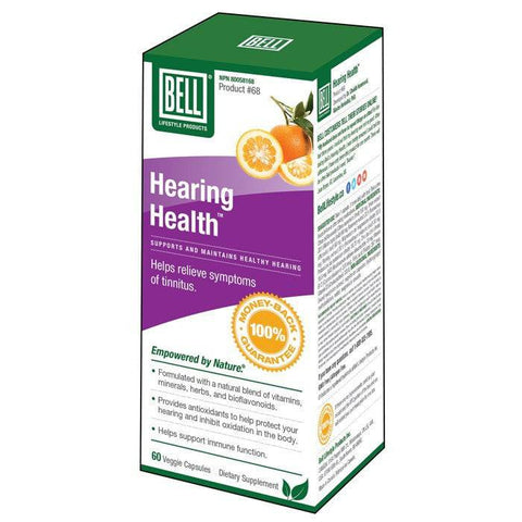 Bell Lifestyle Products Hearing Health 60 Capsules - YesWellness.com