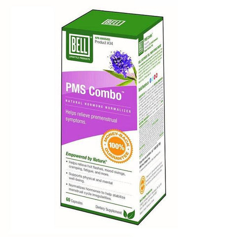 Bell Lifestyle Products PMS Combo 60 capsules - YesWellness.com