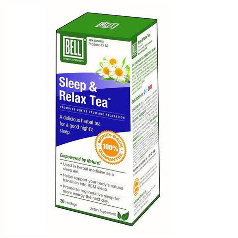 Bell Lifestyle Products Sleep & Relax Tea - 20 Tea Bags - YesWellness.com
