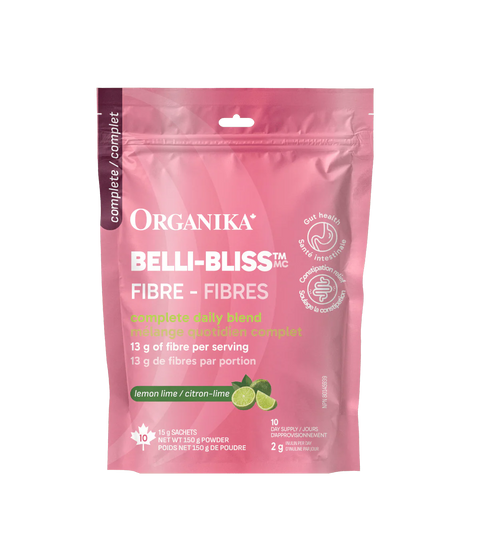 Organika Belli-Bliss Complete Fibre Lemon Lime 15g x 10 Sachets