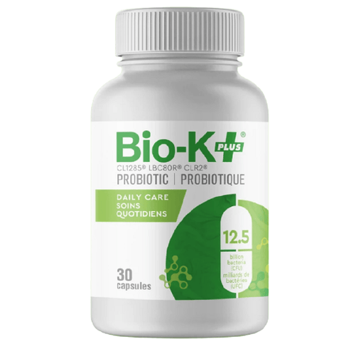 Expires July 2024 Clearance Bio-K+ Probiotic Daily Care 12.5 Billion 30 Capsules - YesWellness.com
