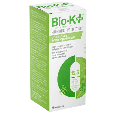 Expires May 2026 Clearance Bio-K+ Probiotic Daily Care 12.5 Billion 60 Capsules
