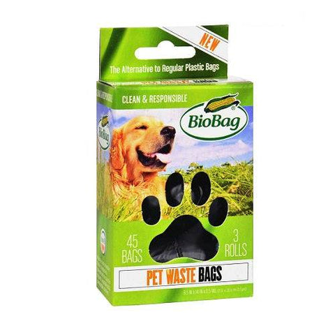 BioBag Pet Waste Bags 45 Bags - YesWellness.com