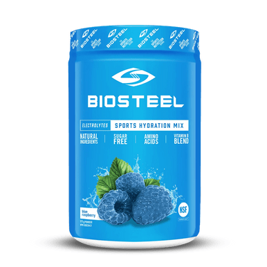 BioSteel Sports Hydration Mix Tub Blue Raspberry 315g - YesWellness.com