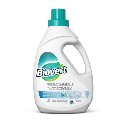 Biovert Laundry Detergent HE - Fragrance Free 1.4 L - YesWellness.com